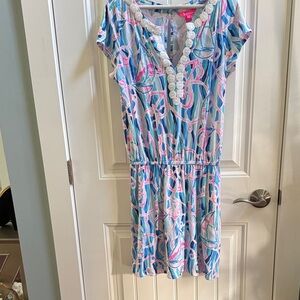Lilly Pulitzer Multicolor V-Neck Romper